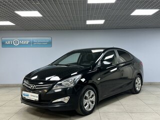 2016 Hyundai Solaris I Рестайлинг, чёрный, 1147000 рублей, вид 1