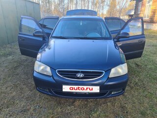 2006 Hyundai Accent ТагАЗ II, синий, 289000 рублей, вид 5