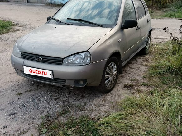 2007 Lada (ВАЗ) Kalina I, бежевый, 110000 рублей