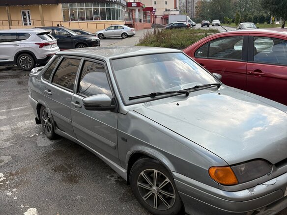 2008 Lada (ВАЗ) 2115, серый, 130000 рублей - вид 2