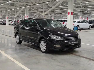 2019 Volkswagen Polo V Рестайлинг, чёрный, 1195000 рублей, вид 3