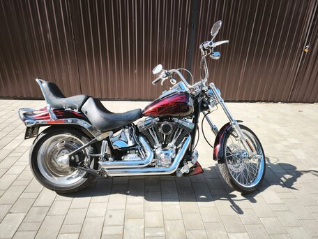 2007 Harley-Davidson Softail Custom, чёрный, 850000 рублей, вид 1