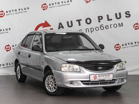 2008 Hyundai Accent ТагАЗ II, серебристый