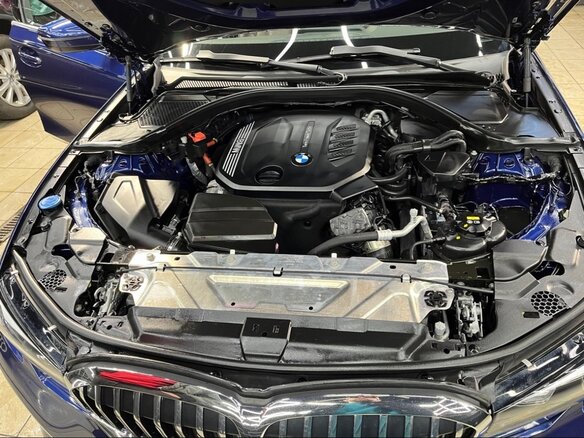 2019 BMW 3 серии 320d xDrive VII (G2x), синий, 3200000 рублей - вид 12