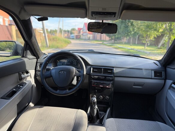 2012 Lada (ВАЗ) Priora I, синий, 385000 рублей - вид 9