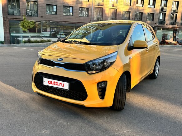2017 Kia Picanto III, жёлтый - вид 2