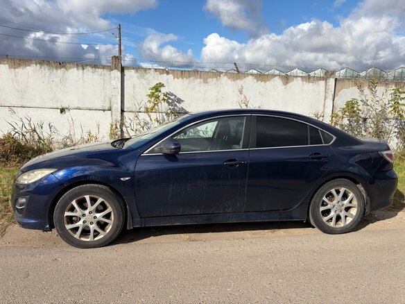 2011 Mazda 6 II (GH) Рестайлинг, синий, 790000 рублей - вид 7
