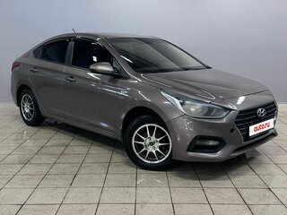 2019 Hyundai Solaris II, коричневый, 900000 рублей, вид 3