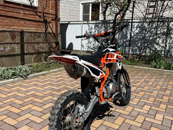 2024 Kayo Basic TT125EM, оранжевый, 75000 рублей - вид 12