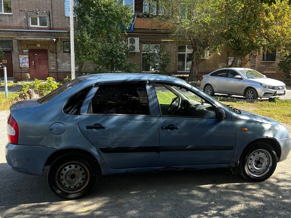 2005 Lada (ВАЗ) Kalina I, серый - вид 3