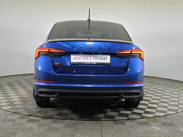 2022 Skoda Rapid II, синий - вид 4