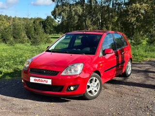 2007 Ford Fiesta Mk5, красный, 299000 рублей, вид 1