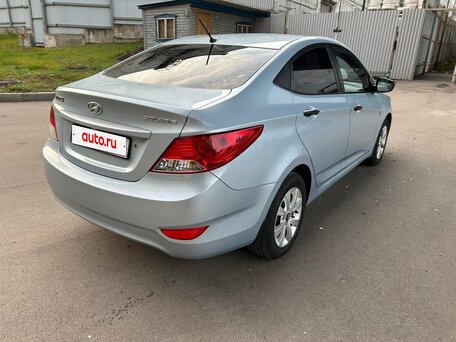 2012 Hyundai Solaris I, голубой, 890000 рублей, вид 4