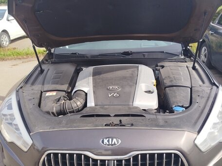 2014 Kia Quoris I, коричневый, 1212000 рублей, вид 3