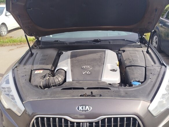 2014 Kia Quoris I, коричневый, 1150000 рублей - вид 2