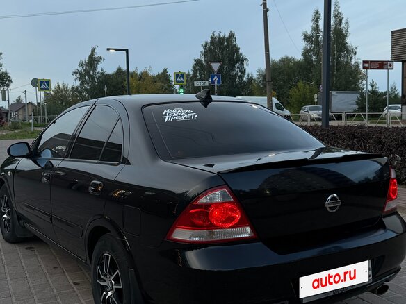 2008 Nissan Almera Classic I, чёрный - вид 6