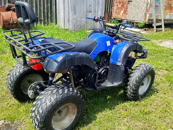 2012 Irbis ATV 150U, синий, 95000 рублей - вид 2