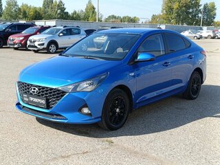 2020 Hyundai Solaris II Рестайлинг, синий, 1499000 рублей, вид 1