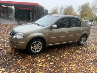2011 Renault Logan I Рестайлинг, бежевый, 359000 рублей, вид 2