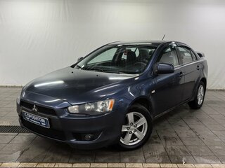 2008 Mitsubishi Lancer X, синий, 440000 рублей, вид 1