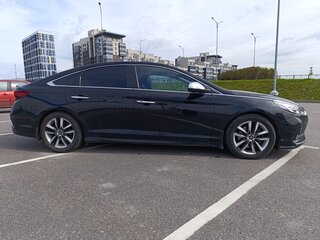 2019 Hyundai Sonata VII (LF) Рестайлинг, чёрный, 1620000 рублей, вид 4