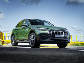 2021 Audi Q5 45 TFSI II (FY) Рестайлинг, зелёный, 4090000 рублей, вид 3
