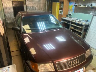 1992 Audi 100 IV (C4), красный, 445000 рублей, вид 3