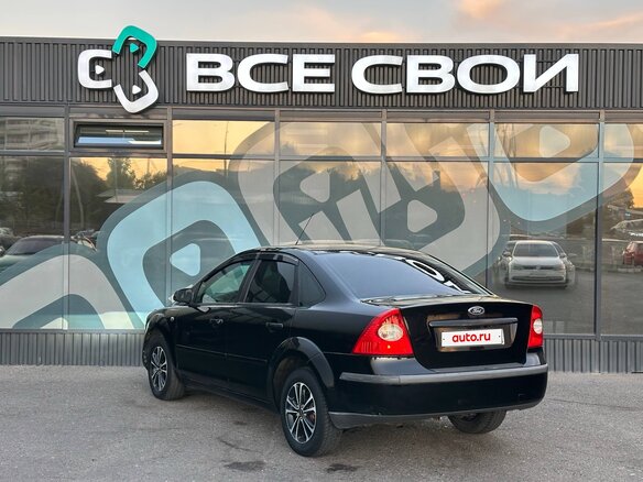 2007 Ford Focus II, чёрный - вид 2