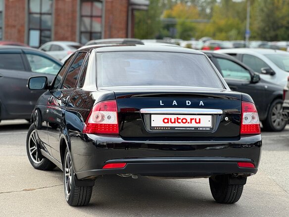 2011 Lada (ВАЗ) Priora I, чёрный, 499999 рублей - вид 7