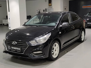2018 Hyundai Solaris II, чёрный, 1305000 рублей, вид 1