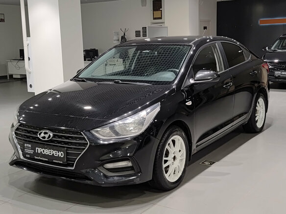 2018 Hyundai Solaris II, чёрный, 1249000 рублей