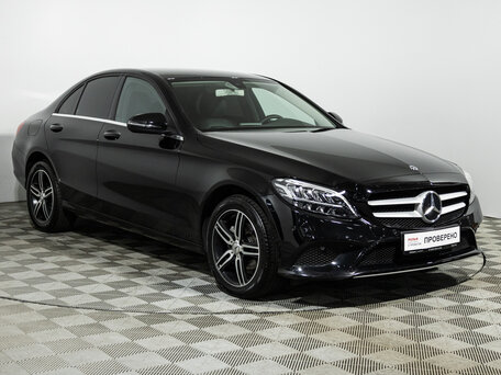 2018 Mercedes-Benz C-Класс 180 IV (W205) Рестайлинг, чёрный, 2549585 рублей, вид 3