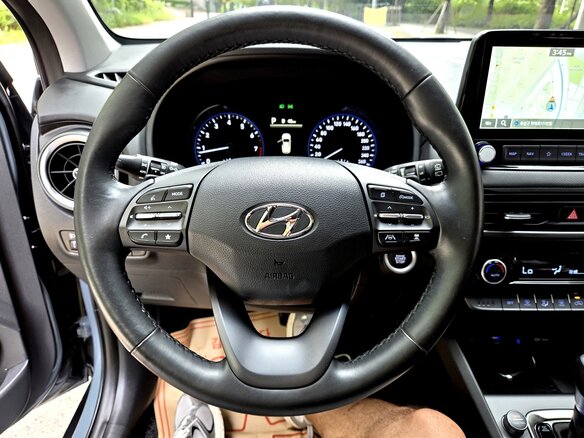 2022 Hyundai Kona I Рестайлинг, голубой, 1513000 рублей - вид 14