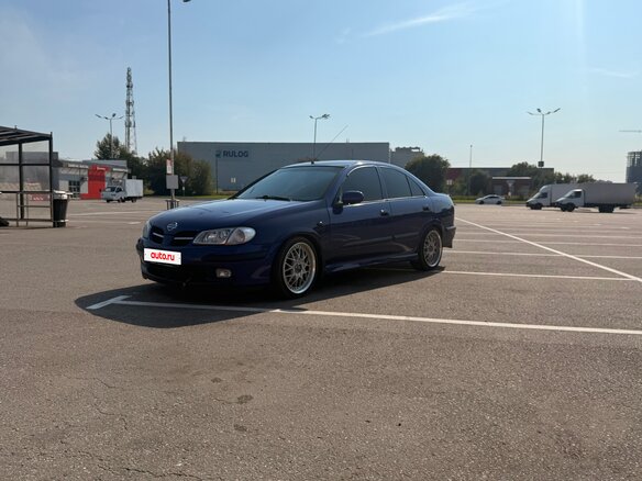 2002 Nissan Almera II (N16), синий, 550000 рублей
