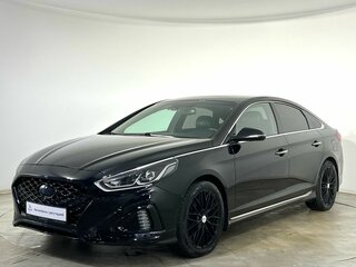 2019 Hyundai Sonata VII (LF) Рестайлинг, чёрный, 1350000 рублей, вид 1