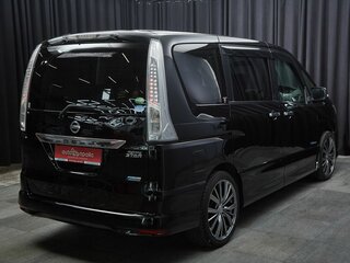 2012 Nissan Serena IV (C26), чёрный, 1347000 рублей, вид 4