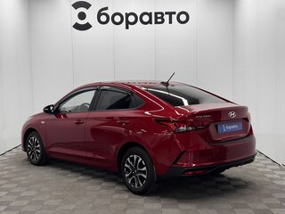 2022 Hyundai Solaris II Рестайлинг, красный, 1698000 рублей, вид 4