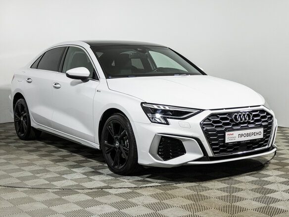 2021 Audi A3 35 TFSI IV (8Y), белый, 2925900 рублей - вид 2