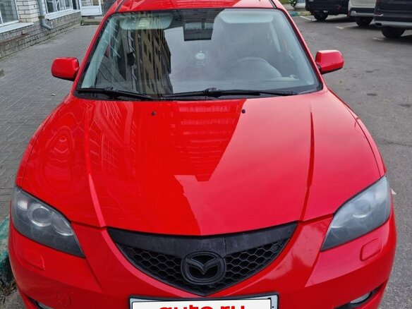 2006 Mazda 3 I (BK) Рестайлинг, красный, 480000 рублей - вид 2