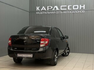 2013 Lada (ВАЗ) Granta I, чёрный, 448000 рублей, вид 2