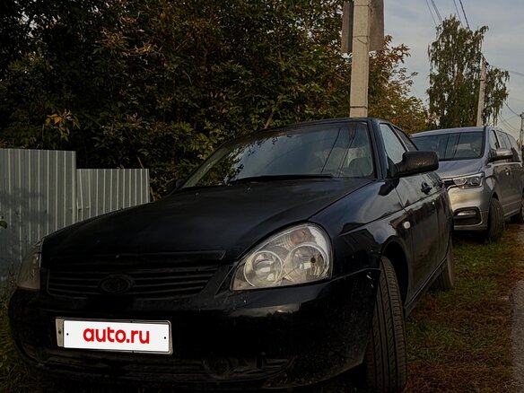 2008 Lada (ВАЗ) Priora I, чёрный, 145000 рублей - вид 1