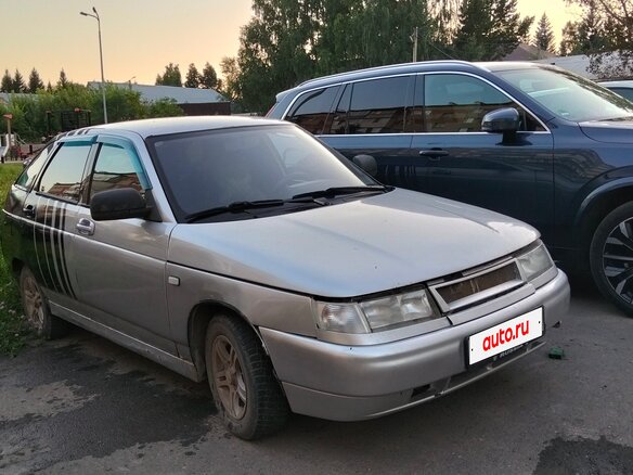 2003 Lada (ВАЗ) 2112, серебристый, 79000 рублей