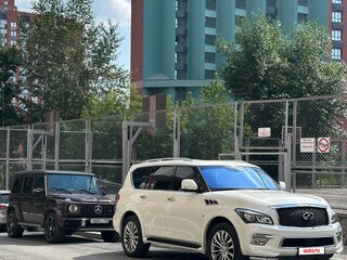 2015 Infiniti QX80 I Рестайлинг, белый, 3600000 рублей, вид 2