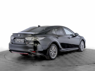 2021 Toyota Camry VIII (XV70) Рестайлинг, чёрный, 3737500 рублей, вид 5