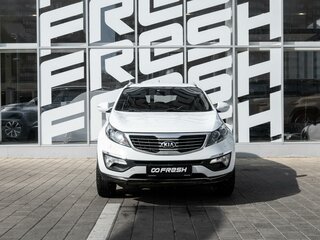 2012 Kia Sportage III, белый, 1390000 рублей, вид 3