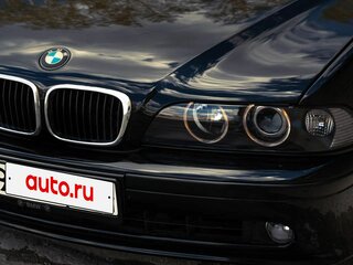 2001 BMW 5 серии 525i IV (E39) Рестайлинг, чёрный, 855000 рублей, вид 5