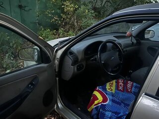 2007 Lada (ВАЗ) Kalina I, жёлтый, 80000 рублей, вид 5