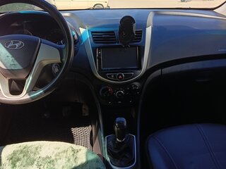 2015 Hyundai Solaris I Рестайлинг, синий, 770000 рублей, вид 5