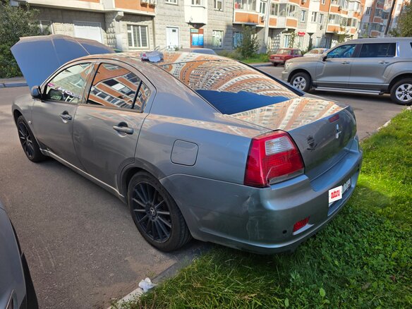 2007 Mitsubishi Galant IX Рестайлинг, серый, 480000 рублей - вид 3