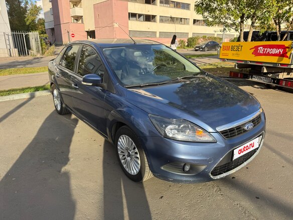 2008 Ford Focus II Рестайлинг, синий, 425000 рублей - вид 4